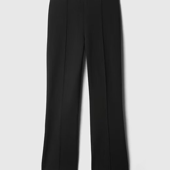 NEW SP Black GAP High Rise Double Knit Crop Kick Pants - Picture 7 of 10
